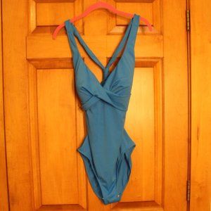 L.L. Bean One-Piece Royal Blue Swimsuit - Size 16
